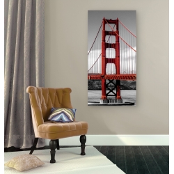 Wall art print and canvas. Golden Gate Bridge II, San Francisco