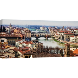 Quadro, stampa su tela. Ratsenskiy, Ponte Vecchio, Firenze