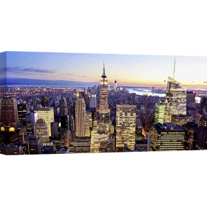Cuadro en canvas, poster New York. Aerial view of Manhattan, New York