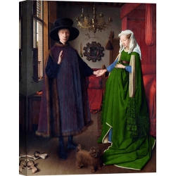 Cuadro en canvas. Jan Van Eyck , Retrato de la pareja de Arnolfini