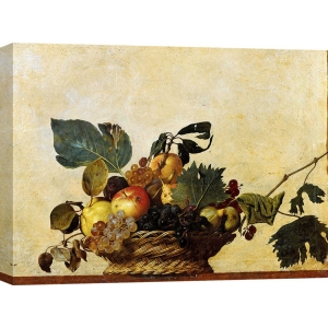Tableau sur toile. Caravaggio, Corbeille de fruits