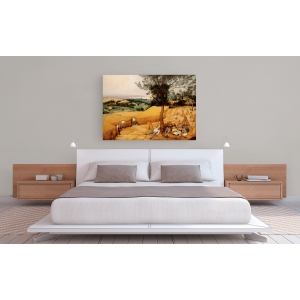 Wall art print and canvas. Bruegel the Elder, The Harvesters