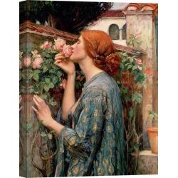 Tableau sur toile. John William Waterhouse, The Soul of the Rose