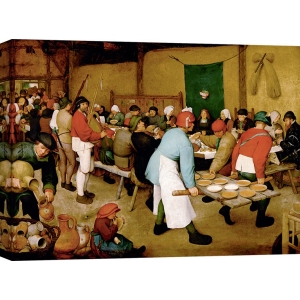 Cuadro en canvas. Pieter Bruegel the Elder, Banquete de bodas
