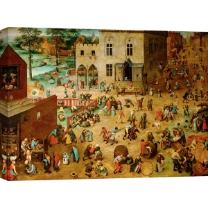 Leinwandbilder. Pieter Bruegel the Elder, Die Kinderspiele