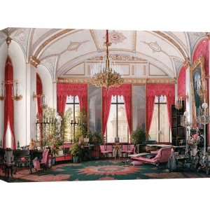 Petrovich Hau, Interiors of the Winter Palace: the Raspberry 