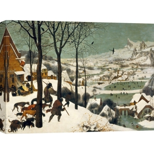 Leinwandbilder. Pieter Bruegel the Elder, Jäger im Schnee (Winter)