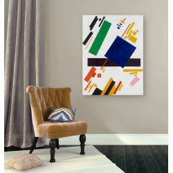 Cuadro abstracto en canvas. Kasimir Malevich, Composición sumprematista