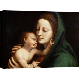 Quadro, stampa su tela. Madonna con Bambino (dettaglio)