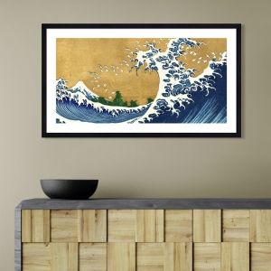 Leinwandbilder. Hokusai, Die grosse Welle von Kanagawa (Mount Fuji)