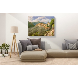 Wall art print and canvas. Adriano Galasso, The olive village