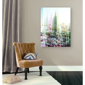 Quadro, stampa su tela. Peter Berry, Empire State Building Multiexposure I