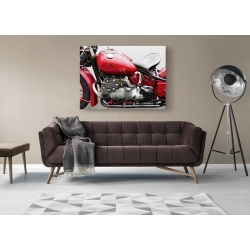 Wall art print and canvas. Gasoline Images, Vintage American motorbike