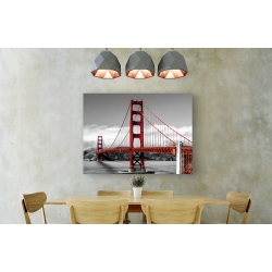 Wall art print and canvas. Golden Gate Bridge, San Francisco