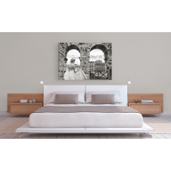 Wall art print and canvas. Haute Photo Collection, From the Colosseum, Rome