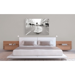 Wall art print and canvas. Haute Photo Collection, Walking down a road