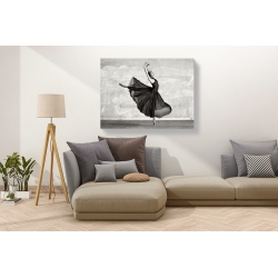 Wall art print and canvas. Haute Photo Collection, Ballerina Dancing