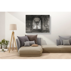 Wall art print and canvas. Haute Photo Collection, Under a Roman Colonnade