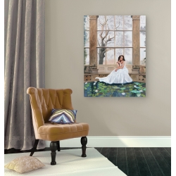 Wall art print and canvas. Pierre Benson, The Nymphaeum