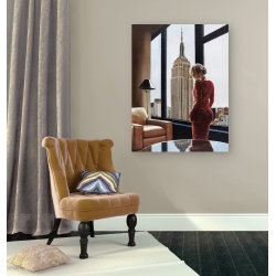 Wall art print and canvas. Pierre Benson, Interior in NYC