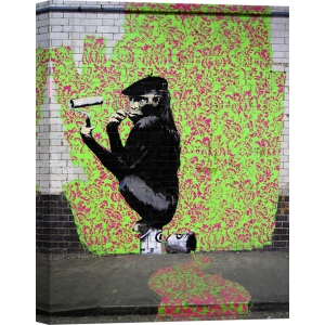 Cuadros graffiti. Attributed to Banksy, Leake Street, London (graffiti)