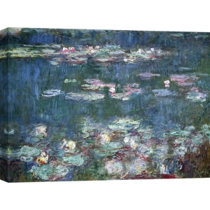Quadro, stampa su tela. Claude Monet, Ninfee (dettaglio)