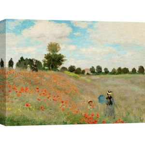 Cuadro en canvas. Claude Monet, Amapolas