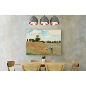 Wall art print and canvas. Claude Monet, Poppies