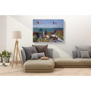 Cuadro en canvas. Claude Monet, Terraza en Sainte-Adresse