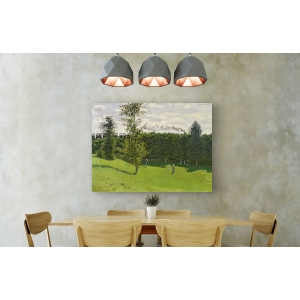 Wall art print and canvas. Claude Monet, The Train in the Country