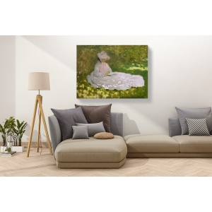 Wall art print and canvas. Claude Monet, Springtime