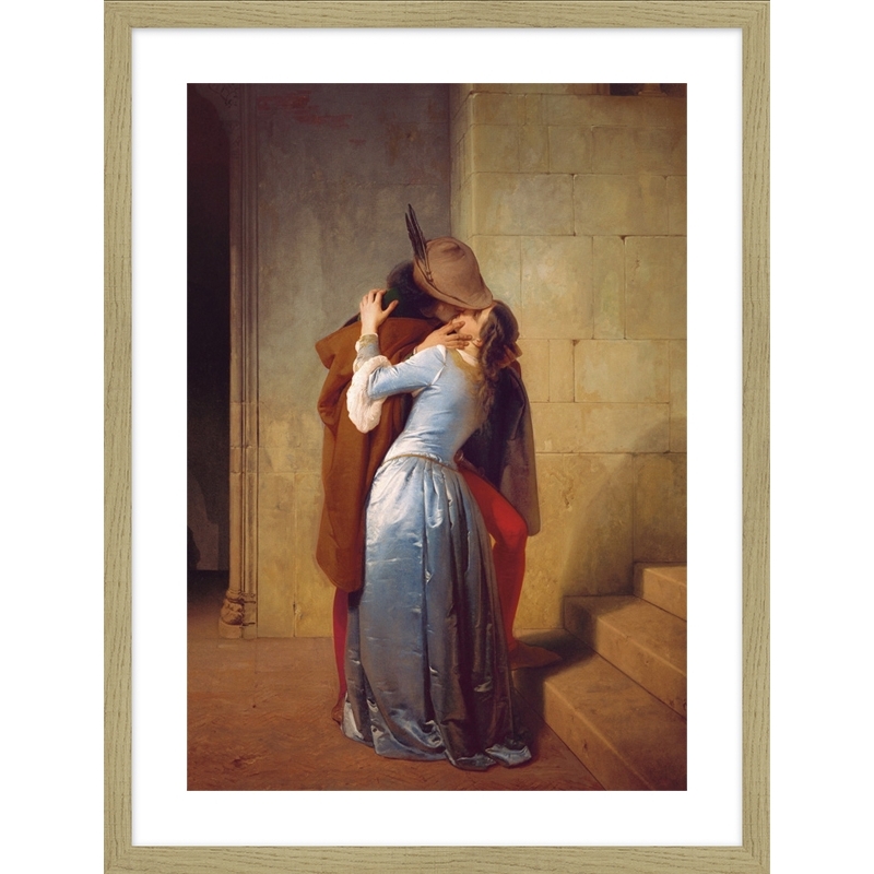 Leinwandbilder. Francesco Hayez, Der Kuss