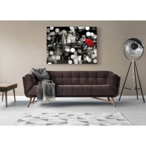 Wall art print and canvas. Dianne Loumer, A Kiss in the Night (BW)