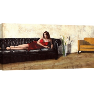 Quadro, stampa su tela. Andrea Antinori, The Black Sofa