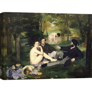 Wall art print and canvas. Edouard Manet, Le déjeuner sur l'herbe