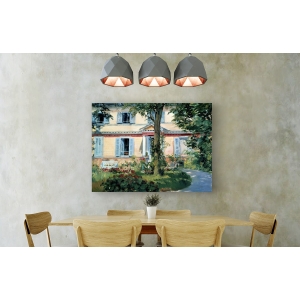 Leinwandbilder. Edouard Manet, Das Haus in Rueil