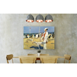 Leinwandbilder. Francois Flameng, The Seaside