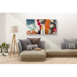 Wall art print and canvas. Anne Munson, Colors Royale
