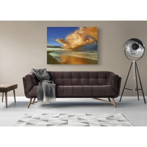Wall art print and canvas. Krahmer, Sunset on the ocean, New South Wales, Australia