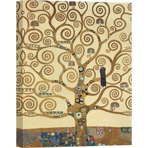 Tableau sur toile. Gustav Klimt, L'arbre de la vie (détail)