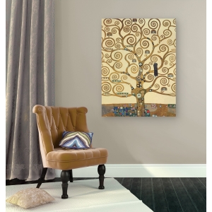 Wall art print and canvas. Gustav Klimt, The Tree of Life (detail)