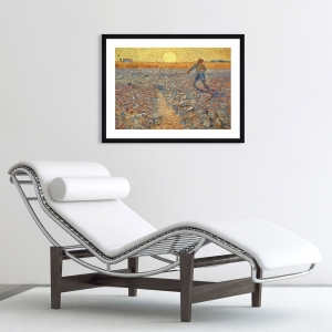 Wall art print and canvas. Vincent van Gogh, The Sower