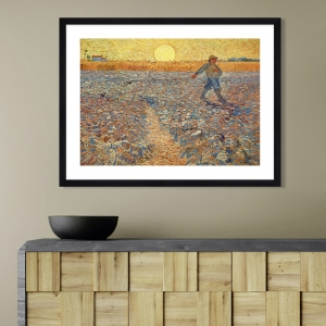 Wall art print and canvas. Vincent van Gogh, The Sower