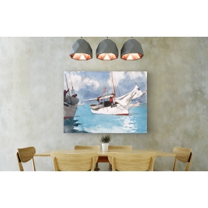 Leinwandbilder. Winslow Homer, Fishing Boats, Key West