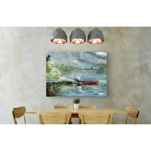 Cuadro en canvas. Winslow Homer, La canoa roja
