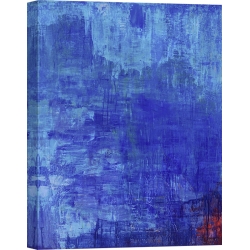 Cuadro abstracto azul en canvas. Italo Corrado, Cieli immensi