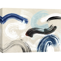 Cuadro abstracto moderno en canvas. Haru Ikeda, Waves