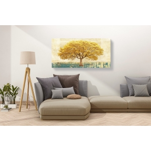 Cuadro árbol en canvas. Leonardo Bacci, Gilded Oak
