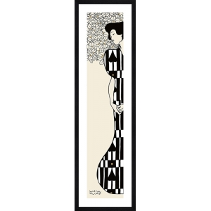 Quadro, stampa su tela. Gustav Klimt, Woman and Tree II