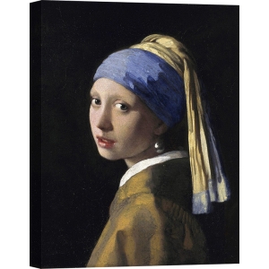 Leinwandbilder. Vermeer Jan, Mädchen mit dem perlenohrring